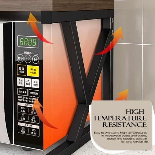 2 3 Tier Microwave Oven Rack Stand Storage Holder Kitchen Corner Shelf Black