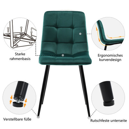 Fiberboard Esstisch Mit 4 Stuhlen