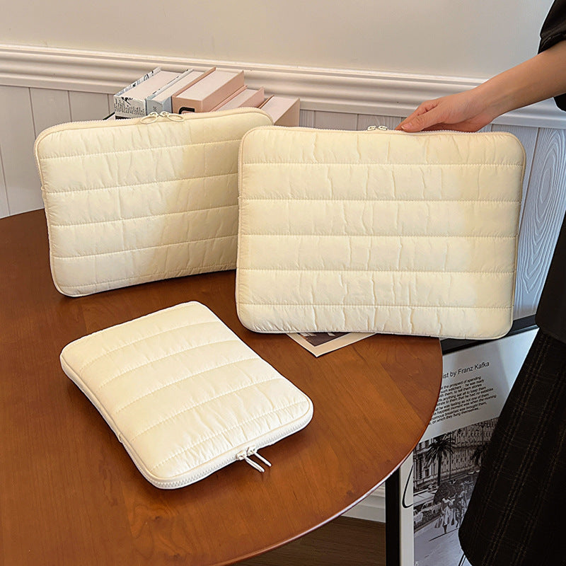 Simple Stitching Splicing Laptop Tablet Case