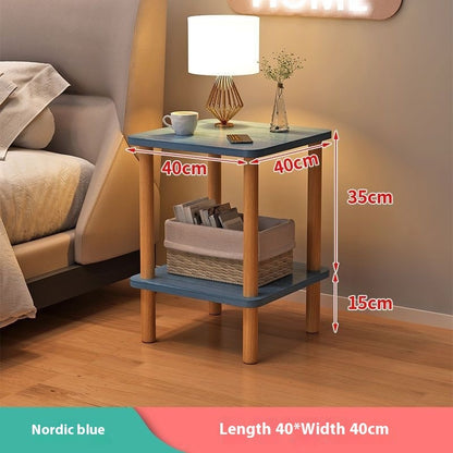 Simple Bedside Table Locker Home Storage Sundries Cabinet