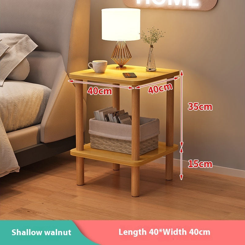 Simple Bedside Table Locker Home Storage Sundries Cabinet