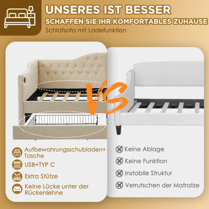 Weiches Kissen Schlafsofa