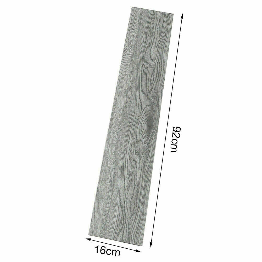 5m Floor Planks Tiles Self Adhesive Wood Effect Vinyl Flooring Kitchen Bathroom