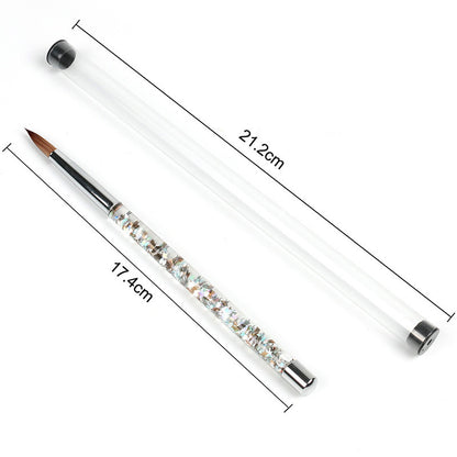 Nylon Nail Art Crystal Engraving Brush Tool