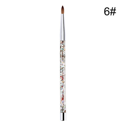 Nylon Nail Art Crystal Engraving Brush Tool