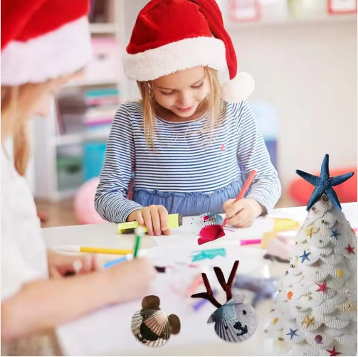 Seashells For Crafting Christmas Ornaments 24pcs 2-3 Inch Hanging Sea Shells Natural White Scallop Shells For Crafts