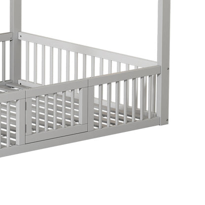 Double Bed In Solid Wood