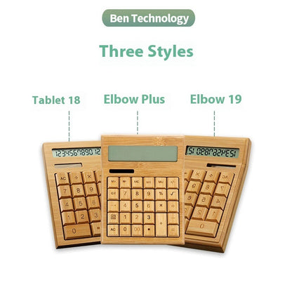 Solar Bamboo Calculator Office Environmental Protection