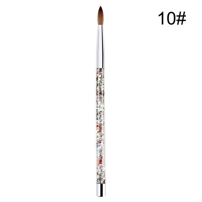 Nylon Nail Art Crystal Engraving Brush Tool