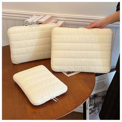 Simple Stitching Splicing Laptop Tablet Case