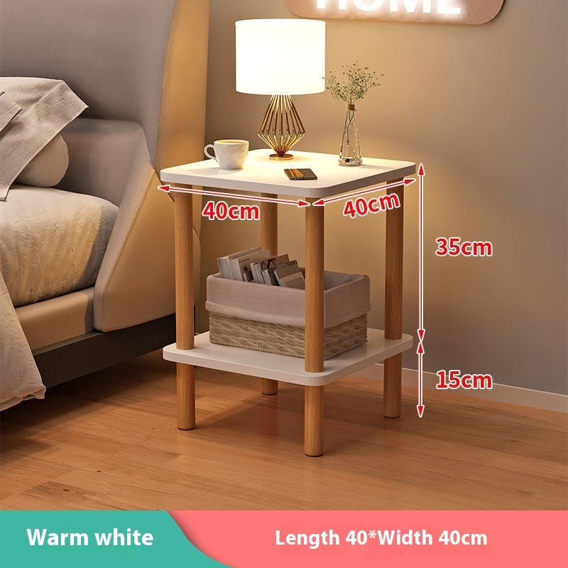 Simple Bedside Table Locker Home Storage Sundries Cabinet