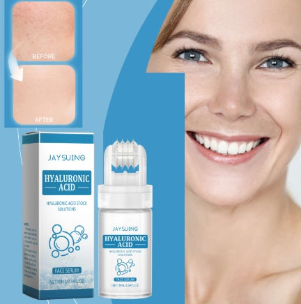 Jaysuing Hyaluronic Acid Roller Essence Improves Skin Pores, Hydrates And Moisturizes To Enhance Facial Gloss