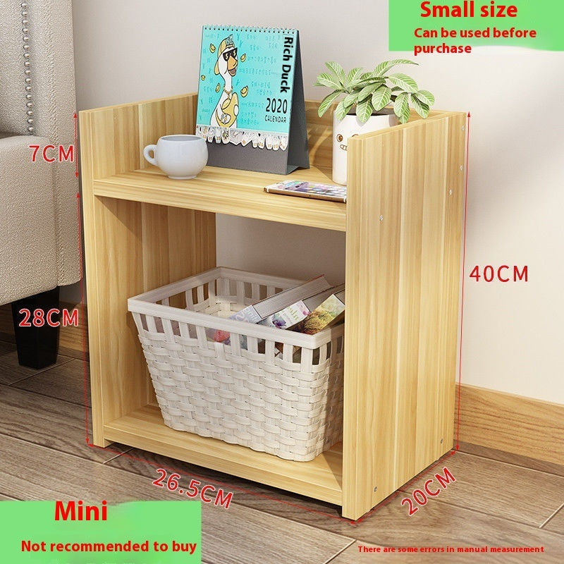 Simple Bedside Table Locker Home Storage Sundries Cabinet