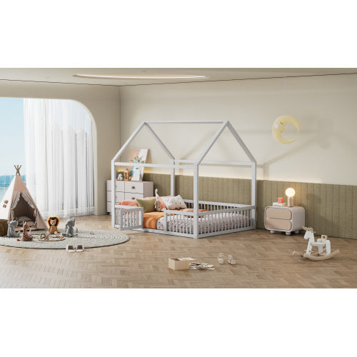 Double Bed In Solid Wood