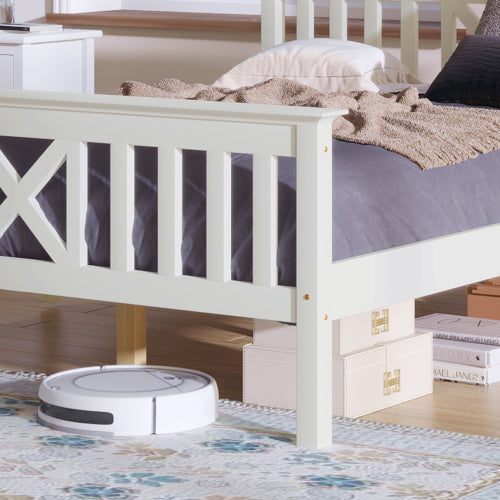 Solid Wood With Slatted Frame Bed Frame