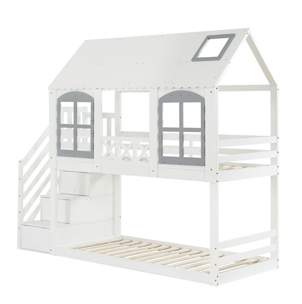 Massivholz Doppelschicht Babybett