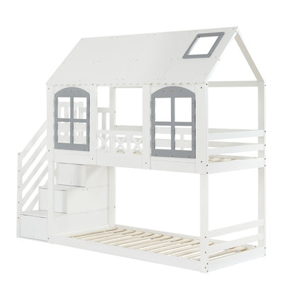 Massivholz Doppelschicht Babybett