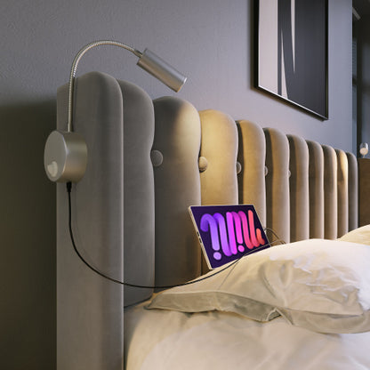 Linen Storage Space Bed Frame With Mattress Size  160cmx200cm