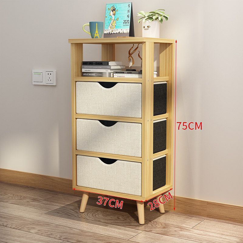 Simple Bedside Table Locker Home Storage Sundries Cabinet