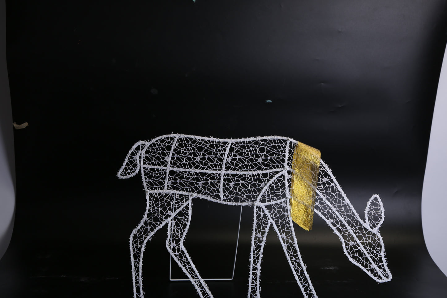 3 Sets Of Reindeer Family Lighted 2D Christmas Deer Decoration Warm Yellow Light 3 Lighting Modes Buck Doe Fawn Indoor Outdoor Christmas Decoration