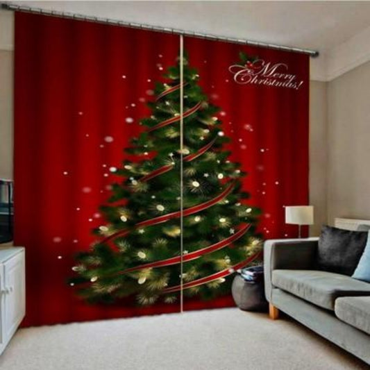 Christmas Lighting Home Decoration Living Room Bedroom Window Curtains