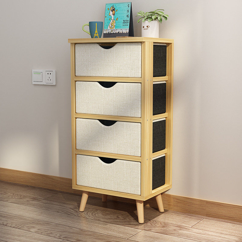 Simple Bedside Table Locker Home Storage Sundries Cabinet