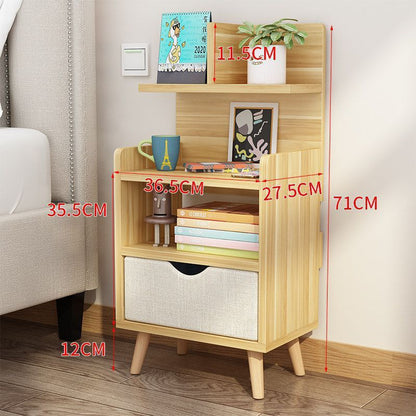 Simple Bedside Table Locker Home Storage Sundries Cabinet