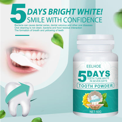 Yierhao Whitening Tooth Powder Cleans Teeth, Removes Dirt And Plaque, And Freshens Breath